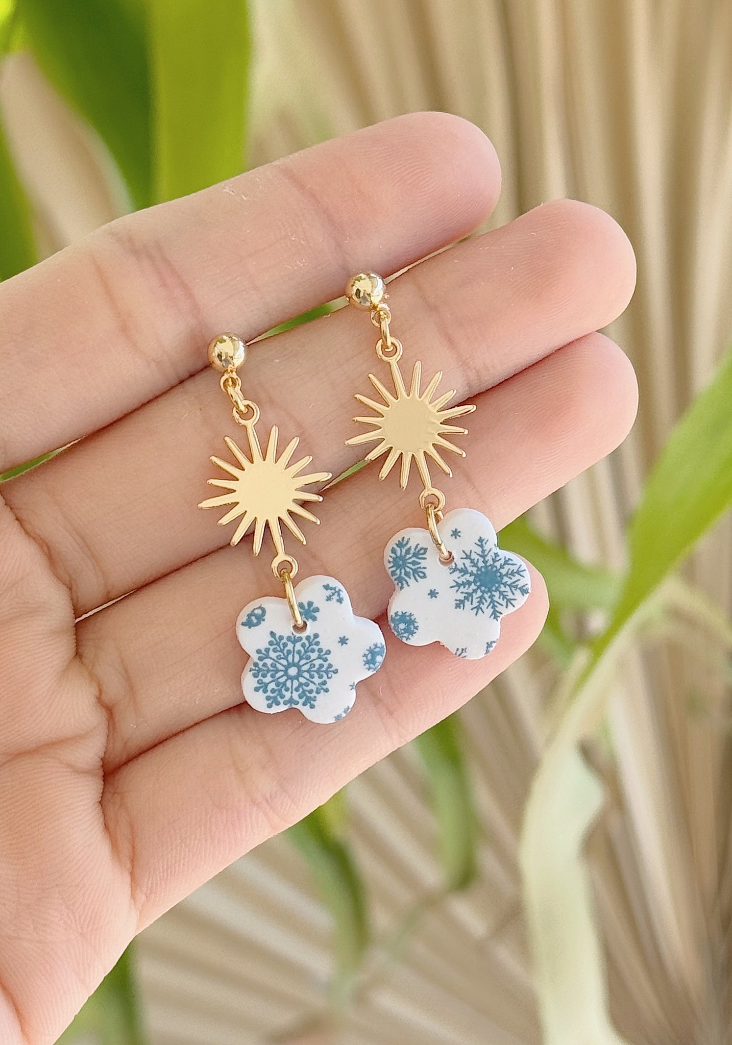 Shimmer Snowflakes - Sunshine with Florals