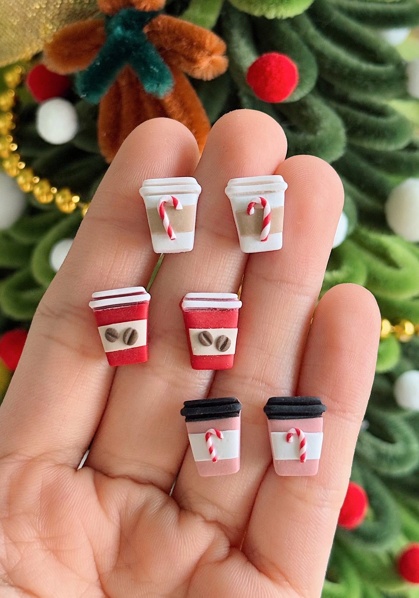 Christmas Coffee - Studs