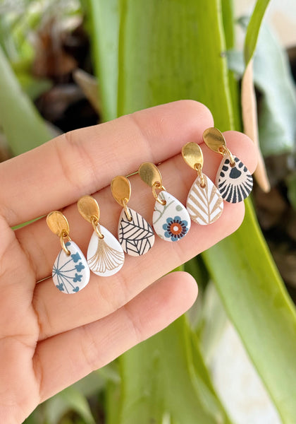 Assorted Designs - Mini Teardrop Dangles