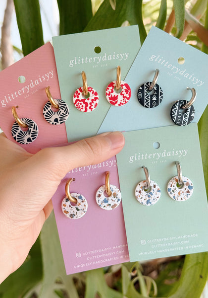 Assorted Designs - Chunky Round Hoops