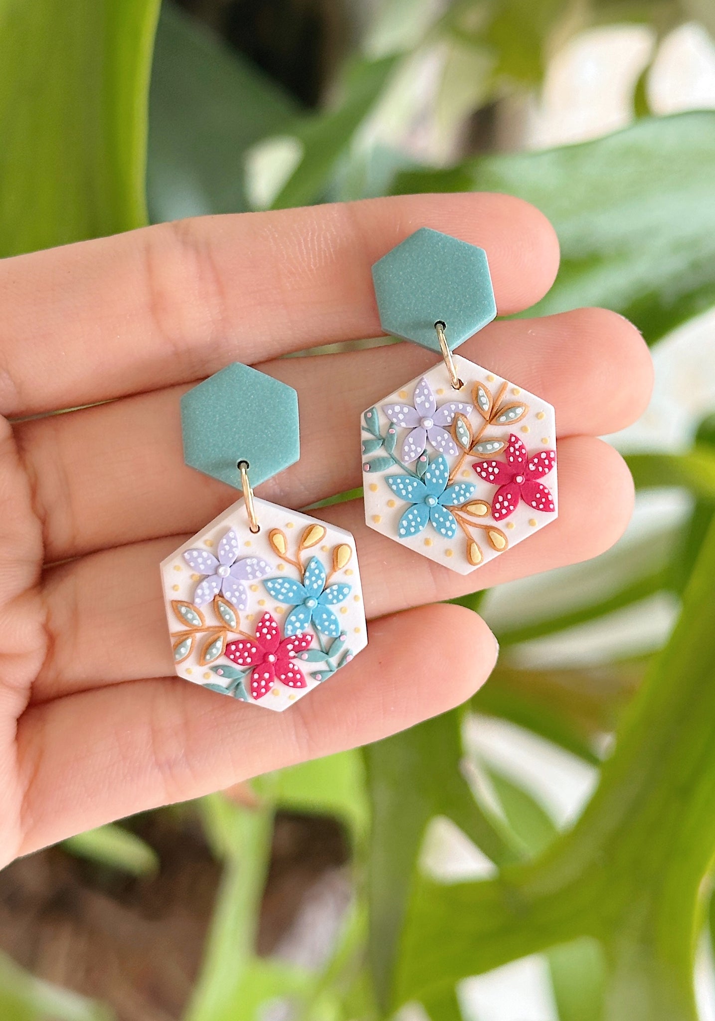 Buttercream Batik - Duo Hexagons