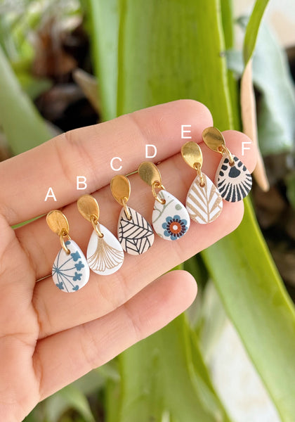 Assorted Designs - Mini Teardrop Dangles