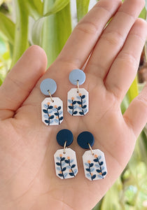 Blue Leaves - Dainty Octagon